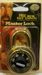 Master Lock Combination Padlock 2000 Vintage NOS 1500D