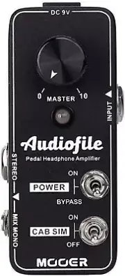 Audiofile Guitar Headphone Amp Analog, Access to Effects Circuits, Buffer/Clean