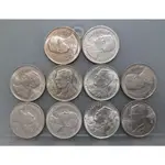 幣578 泰國1986~2008年版1泰銖硬幣 共10枚