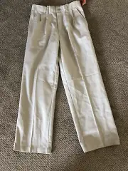 Girls Dockers Pleated Front Khaki Pants Size 12 NWT Stain Resistant Retro Style