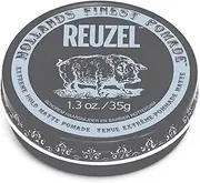 [Reuzel] Extreme Hold Matte Pomade - Men's Concentrated Wax Formula With Natural And Organic Hold - A Vegan Defining And Thickening Product That's Easy To Apply And Remove - Original Fragrance - 1.3 Oz