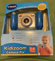 VTech Kidizoom Camera Pix, 80-193650 Selfie Mode 2.0 MP Kids Camera Blue SEALED