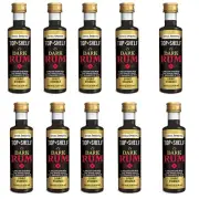10 x Still Spirits Top Shelf Dark Rum Flavouring Essences 50ml Home Brew Alcohol