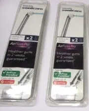 4 pc Philips Sonicare Airfloss Pro Replacement Nozzles HX8032/23 New in box