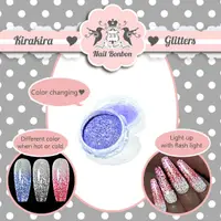 在飛比找蝦皮購物優惠-Kirakira Glitter Nail Gliter 美