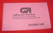Lot of ten ea. Grumman Gulfstream American Engine Log Books Original Print 1979