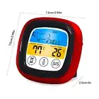 Touchscreen Food Thermometer Digital Meat Poultry LCD Cooking Thermometer