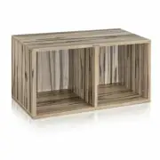 Zomo vs-Box 200 Zebrano Vinyl Storage Box for Ca 200 Lps Stackable