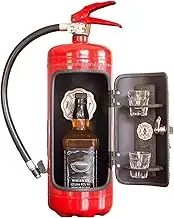 Whiskey Storage Box - Portable Wine Cooler, Small Fire Extinguisher | Portable Small Bar Cabinets with Fire Extinguisher Shape, Wine Cooler Christmas for Father Men 11.81x4.72x4.72 inches