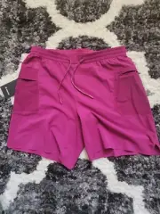 Men's Lululemon Water-Repellent Hiking Short 8" MGPR Magenta Purple Size XL