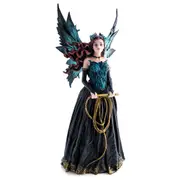 Mystical Worlds Fairy Figurine/Statue Dark Queen Thunder Decor 16.5x33cm