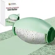 IYOOH Reusable Lint Roller Ball, Mini Travel Size Lint Roller for Clothes, On The Go Small Portable Lint Ball Remover for Clothes and Pet Hair, Extra Sticky & Washable Gel (Green)