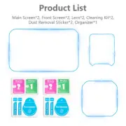 Tempered Film+Lens Anti-scratch protective Film fit for INSTA360 ACE PRO2 Parts