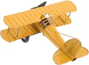Vintage Aircraft Model Retro Plane Decoration for Home Cafe Bar Office Elegant Iron Craft Tabletop Ornament Lightweight Unique Design
