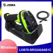 Zebra LI3678-SR Ultra-Rugged 1D Bluetooth Barcode Scanner with Cradle & Cable
