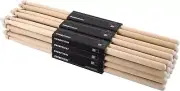Suwimut 12 Pairs 7A Drum Sticks, Classic Maple Wood Tip Drumsticks for...