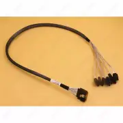 Amphenol SAS4.0 SFF-8654 (8i) to 8xSATA SAS cable 32" RSL74-8447 US-SameDayShip