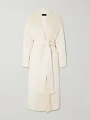 [Joseph] Joseph - Rica Belted Cashmere And Wool-blend Coat - Ivory - FR 42 FR 42 Ivory