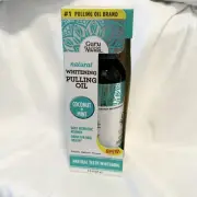 GuruNanda Oil Pulling with Coconut, Mint & Essential Oils 8 oz Tik Tok
