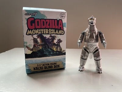 Godzilla ReAction Monster Island Blind Box Mechagodzilla (Alt colorway) Super7
