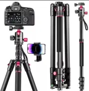 CAMBOFOTO 80"-Professional-DSLR--Tripod, SLR Ball Head Aluminum Photography T...