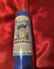 Veladora Mano Poderosa Preparada Con Hierbas Y Aceites