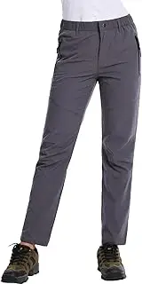[WORK IDEA] Women's Hiking Pants Outdoor Water-Resistant Quick Dry Flex Travel Pants Lightweight