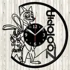 Zootopia Vinyl Record Wall Clock Decor Handmade 2529