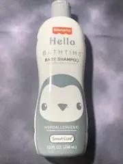 FisherPrice Hello Bathtime SmartCare Baby Shampoo, Body Wash or Lotion 10 fl oz