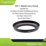 HN-1 Metal Lens Hood for Nikon AI-S 24mm f/2.8 AiS 28mm f/2 24mm f/2.8 Lens