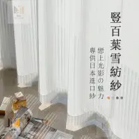 在飛比找蝦皮商城精選優惠-紗簾 加厚豎百葉白紗 透光不透人紗簾 窗簾 百葉紗簾 半遮光