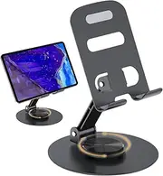 Desktop Phone Stand | Multi-Angle Cellphone Holder - Adjustable Height and Angle Foldable Cell Phone Stand Holder for Desk