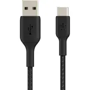 Belkin BoostCharge USB-A to USB-C Braided Cable 2m- Black