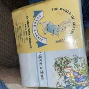 Rare Vintage Cannon Royal Family Beatrix Potter Peter Rabbit 3pc Twin Sheet Set