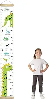 Growth Chart for Wall | Removable Canvas Kids Growth Chart,Home Daily Accessory for Baby Children Toddler Girl Nursery Playroom