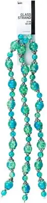 27IN/68CM Glass/Metal Aqua/Gre-Aqua/Gre - 2 Pack