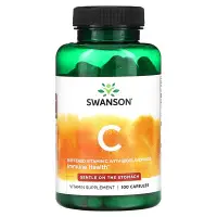 在飛比找iHerb優惠-[iHerb] Swanson 含生物類黃酮的緩衝維生素 C