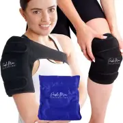 PMC Shoulder Brace Ice Pack & Knee Ice Pack Wrap for Pain & Injury Recovery, ...