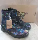 DR MARTENS 1460 Pascal Rainbow Burst Suede Lace Up Boots Shoes US 9 EU 41 NWB