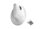 Keychron M5 Bluetooth / 2.4G 8000 Hz Wireless Ergonomic Mouse - White [MSKCM5A24]