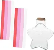 QUMIIRITY 1Set Bottles Multi Functional Transparent Drift Bottles for Wishes Candy and Perfume Storage Present for Art Decoration and Keepsakes