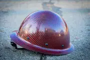 carbon fiber hard hat full brim Red/Black ANSI/ISEA Certified