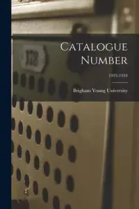 在飛比找博客來優惠-Catalogue Number; 1933-1934
