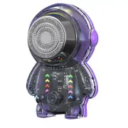 Astronaut Shaver Men'S with RGB Light Portable USB Electric Shaver Travel C Y6S7
