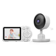 Video Baby Monitor 2.8 Inch Display Screen 4X Zoom Two-Way Audio Night Vision In