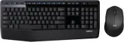 Logitech MK345 Wireless Keyboard and Mouse Combo with Palm Rest, 2.4 GHz USB Rec