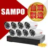 昌運監視器 SAMPO 聲寶 8路8鏡優惠組合 DR-TWEX3-8 VK-TW2C66H 2百萬畫素紅外線攝影機 監視器