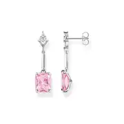 Buy Heritage Pink Silver Drop Earrings by Thomas Sabo online - THOMAS SABO Australia