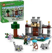 LEGO Minecraft The Wolf Stronghold Fortress Set, Kids Toy for 8+ Year Old Boys and Girls, Incudes Crafting Table, 2 Skeleton and Wolf Figures, Building Set for Gamers and PC Gaming Fans 21261