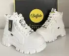 Buffalo Aspha NC Mid Boots White Size 5 UK, 38 EUR Shoes Women Platform Boots